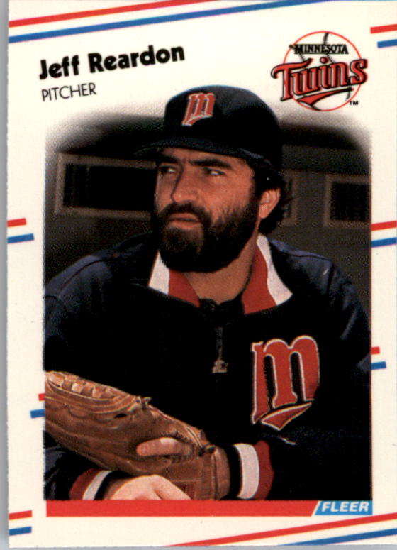 1988 Fleer Mini Baseball Cards 037      Jeff Reardon